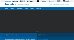 Desktop Screenshot of bio-techne.com